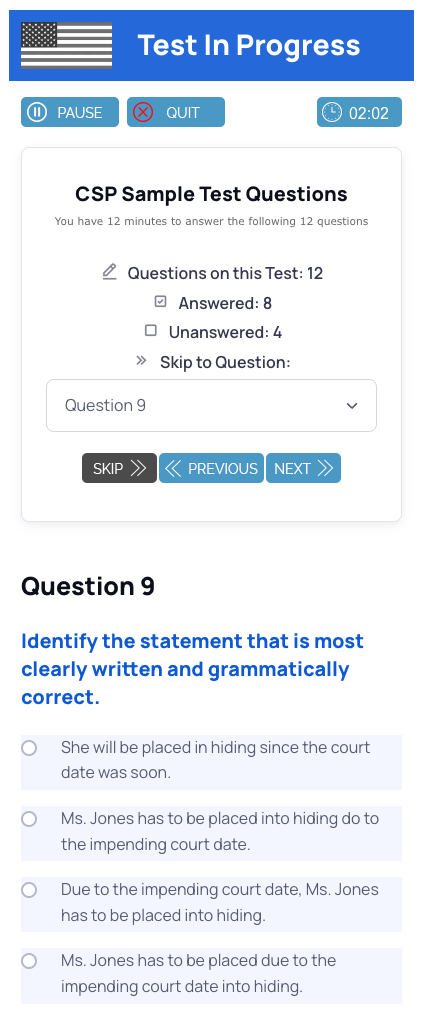 Civil Service Test Prep